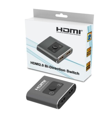 axGear 2X2 HDMI Ver 2.0 4K True Switch Splitter 2 in 2 Out Display W