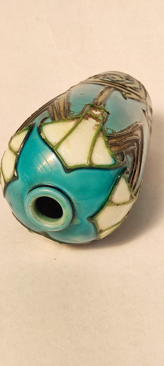 Beautiful Art Nouveau / Secessionist Blue Small MINTON Vase