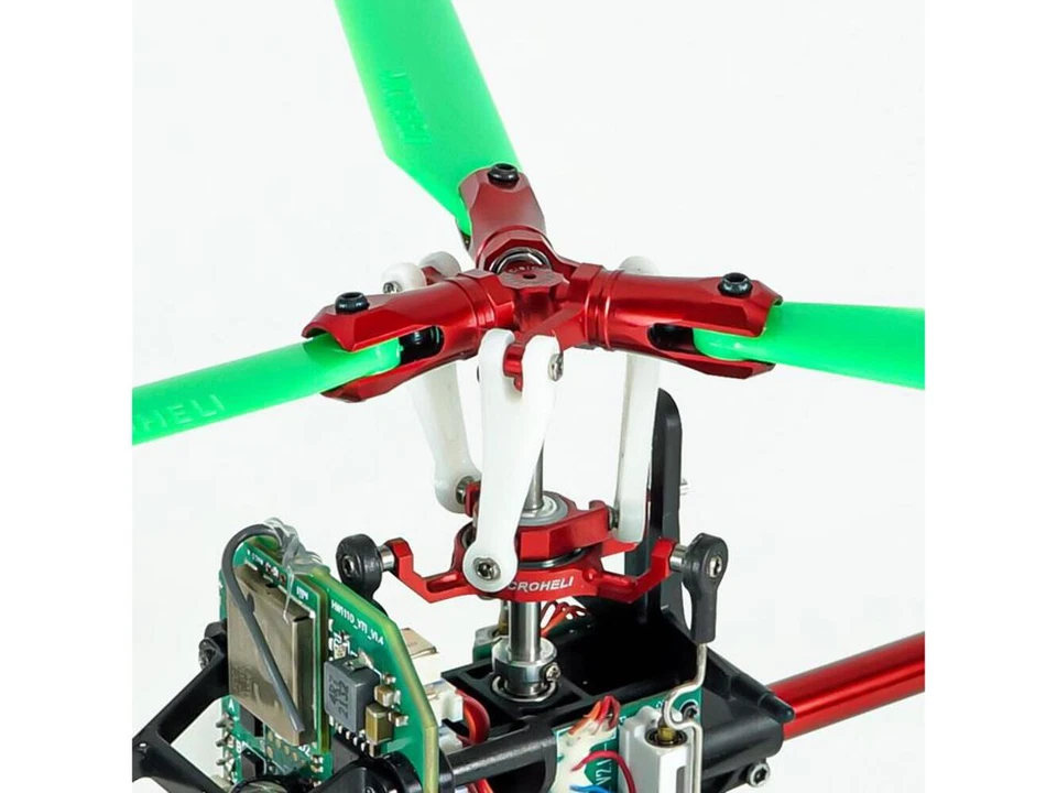 CNC Triple Orange Plastic Blades Conversion set (RED) - BLADE INFUSION 120 : MH - Image 2 of 2