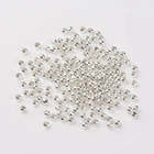 250 Silver Plated Spacer Beads 3mm Crimps Jewellery Making Findings