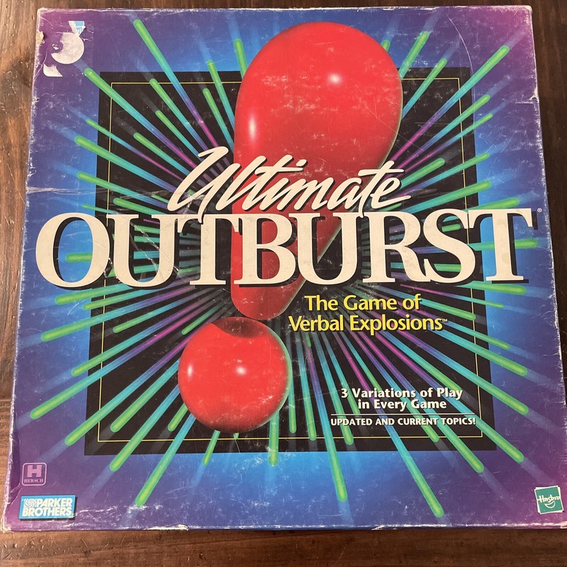 Ultimate Outburst Board Game Verbal Explosion 1999 Edition