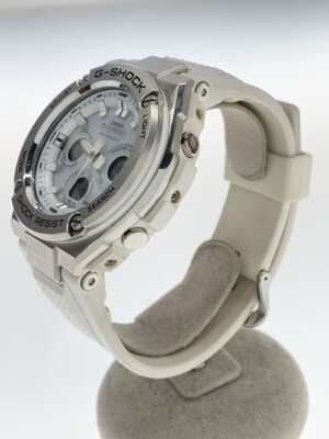 CASIO G-SHOCK GST-W310-7AJF Silver/White Resin Solar Digital