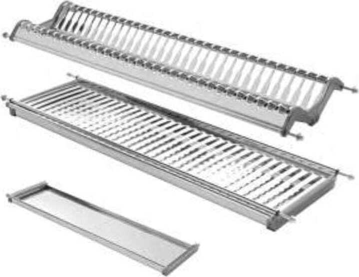 Scolapiatti Inoxmatic 70 cm Acciaio Inox AISI 304 - Qualità Professionale