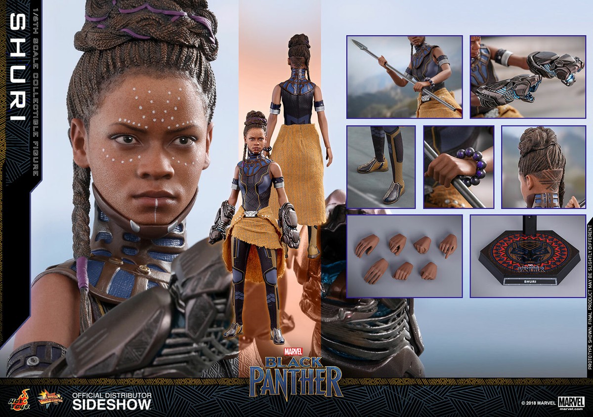 SHURIさま 1/6 Black Panther Shuri Movie Masterpiece Hot Toys 903734 | eBay