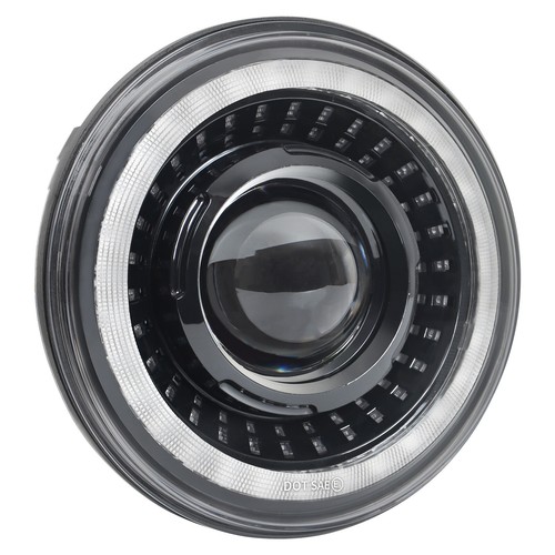 For 2018-2024 Jeep Wrangler JL Gladiator RGB Halo LED Headlights DRL Combo Kit - Picture 2 of 14