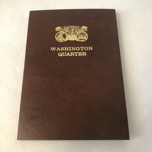Vintage Dansco Washington Quarters Brown Coin Folder 1932 1980 No. 140
