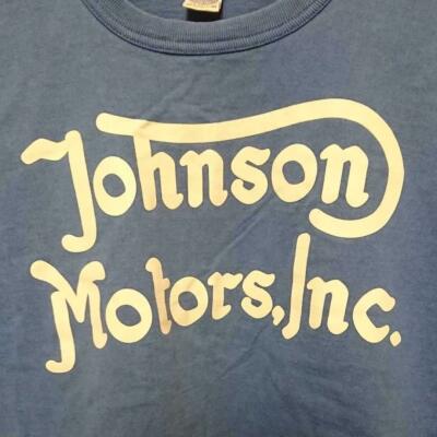 TOYS McCOY Johnson Motors T-shirt Blue Size M Used From Japan | eBay