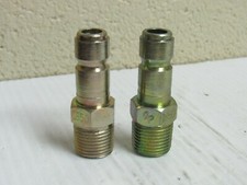 NEW LOT OF 2 GP BRASS 1/2" MALE QUICK CONNECT FITTING 1850