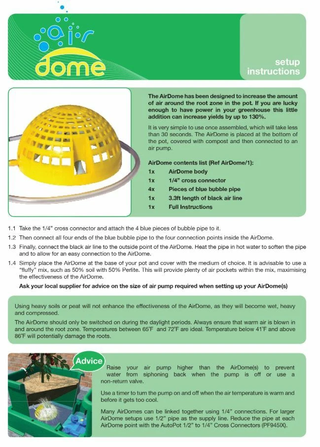 AutoPot Air Dome Kit (Multi Packs) - Image 2 of 2