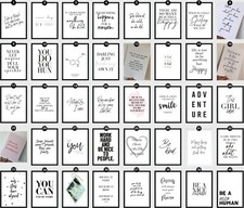 Inspirational Motivational Quotes Print Room Poster Inspiring Home Wall Art