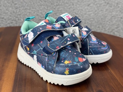 Reebok Toddler Peppa Pig Sneakers Weebok Clasp Low GZ6487 Shoe Size 4.5 Blue - Picture 5 of 10