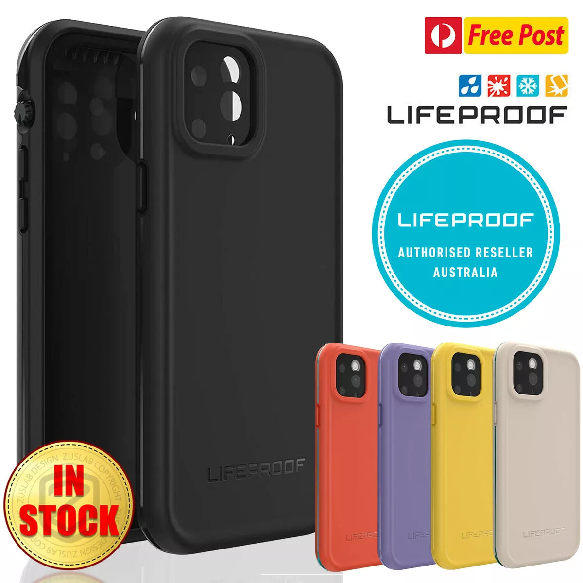 For iPhone 12 11 Pro MAX 11 Pro 11 Case Genuine Lifeproof Fre