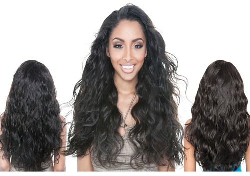 Water Wave Unprocessed Virgin Human Hair 3 Bundles w/4*4 Free Part Lace Closure - Picture 4 of 9
