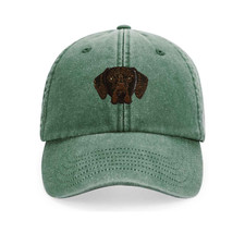 GERMAN SHORTHAIRED POINTER EMBROIDERED BASEBALL CAP UNISEX DOG LOVER AT GIFT BOX
