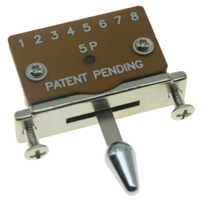 Heavy Duty 5 Way Guitar Pickup Lever Switch For Strat/Tele Chrome