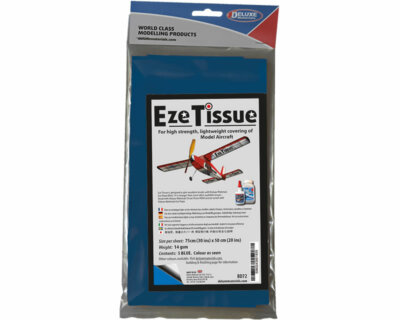 Deluxe Materials BD72 Eze Tissue Blue 75x50cm (5pcs) Modeling