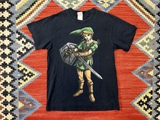 VTG Nintendo The Legend Of Zelda Twilight Princess Black T-Shirt Mens Size M