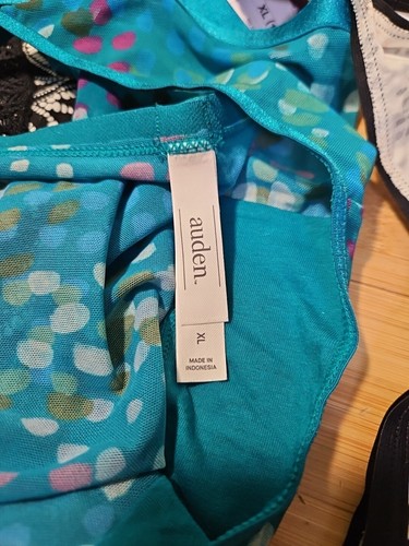 NWT 7 PAIR Women's Auden Underwear 2 Thong, 4 , 1 Cheeky Panties All Size XL Lot - Picture 8 of 9