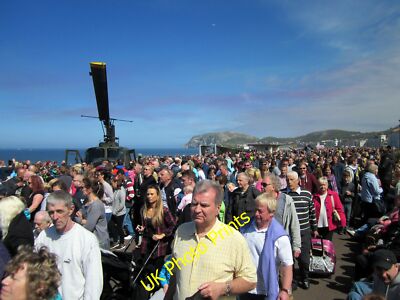 Foto 6x4 Die überfüllte Südparade bei Llandudno Die Massen im Süden P c2015