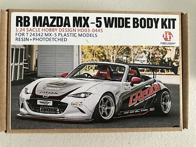 1/24 Tamiya Mazda Roadster kit + Hobby Design Mazda MX-5 Wide Body