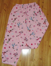 Old Navy XS Pink Multi Elastic/Drawstring Cotton PJ Pant Great Preowned CUTE