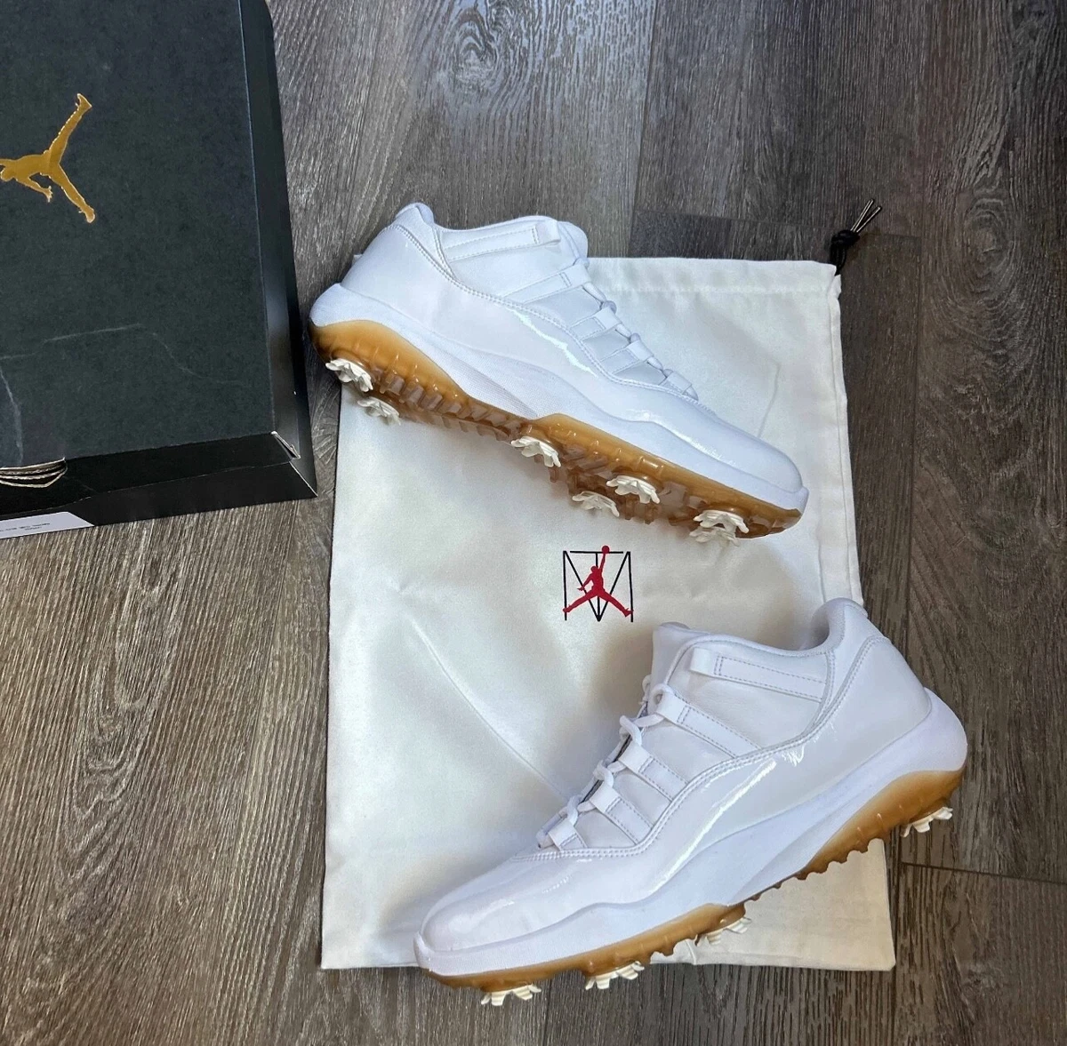 Jordan 11 Golf Low Metallic Gold | eBay