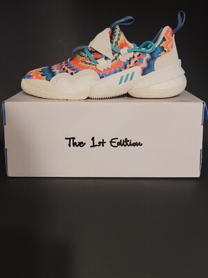 Adidas Trae Young‎ 1 Tie-Dye GY0295 White Mens Basketball Shoes Sneakers Size 4 Adidas Trae Young 1 Tie-Dye Basketball Shoes GY0295 Men main image 3
