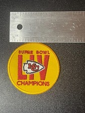 ONE (1) Kansas City Chiefs Super Bowl LIV Champions Patch Football