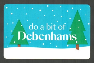 Debenhams Card Sign In DEBENHAMS ( UK ) Do a Bit of Debenhams, Falling Snow, Gift Card ( $0 ...