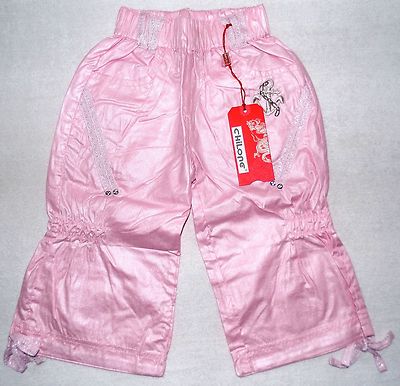 Chi Long Girls Shimmer Pink Capri Pants size 15-16 170/176 new