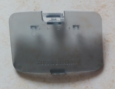 NEU Jumper / Expansion Pak Cover Nintendo 64 (N64) - Smoke Gray Grau Lid, Door