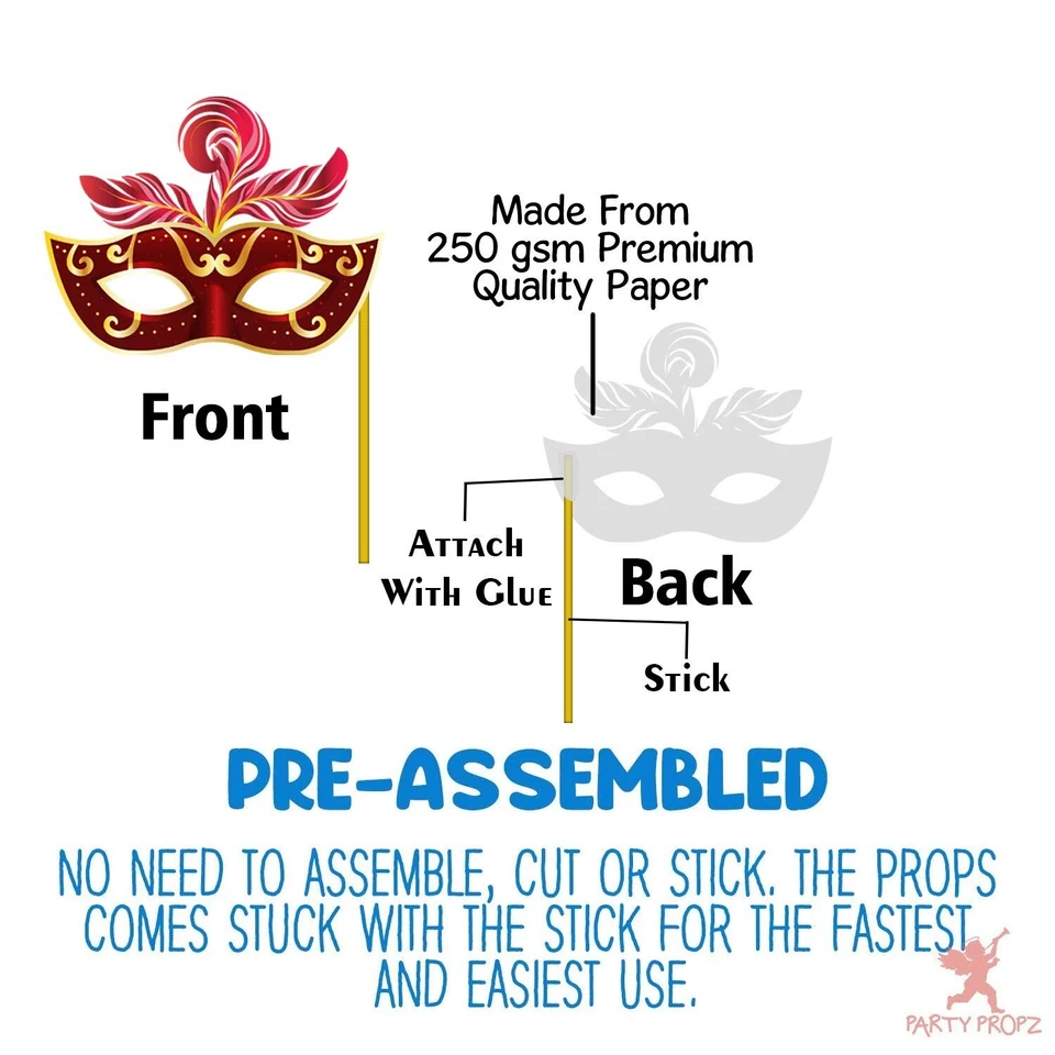 Halloween Eye Mask/Party Masks For Adults - Image 3 of 4