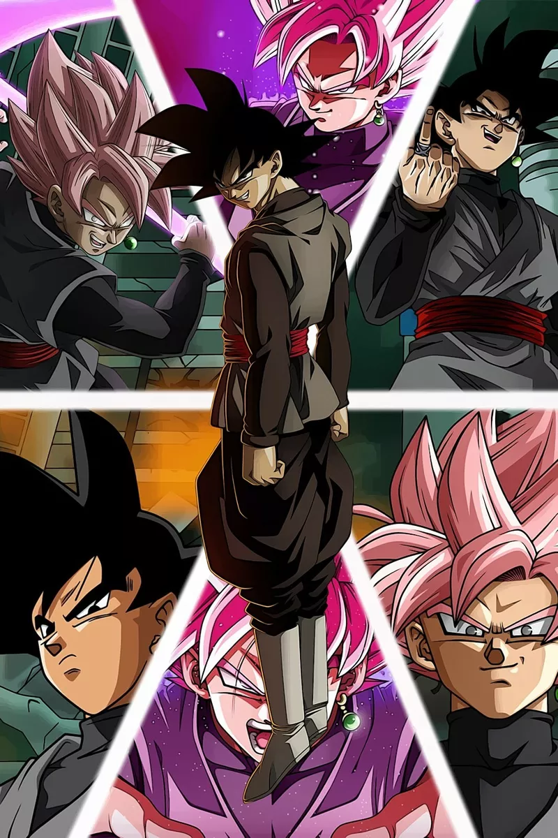 Goku Black Rose Super Saiyan 4 Poster for Sale by reelanimedragon