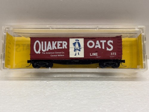 N Scale Kadee Micro Trains MTL Aksarben 9111B Quaker Oats 372 Box Car - Picture 2 of 4