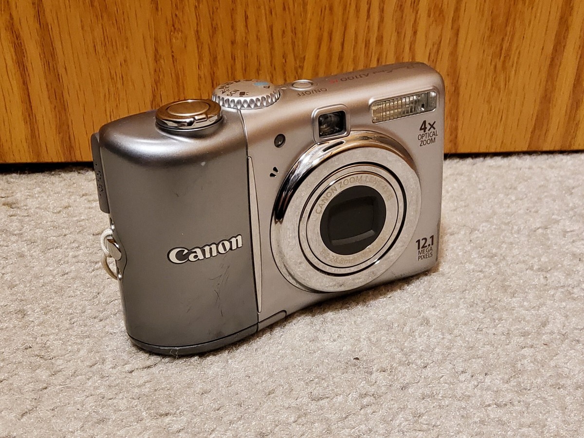 Canon PowerShot A1100 IS Silver Digital Camera Bundle Tested w