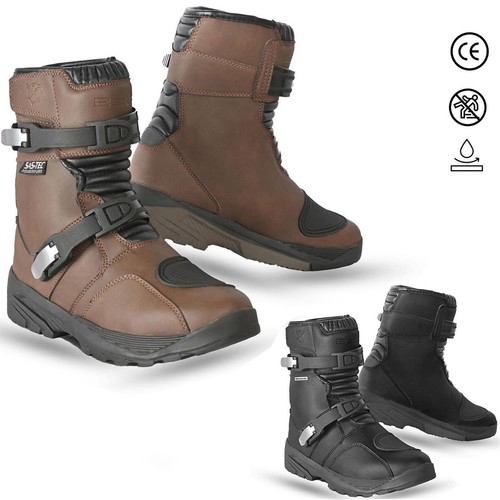 Bela Motorcycle Touring Boot Mens Motorbike Shoes CE Armoured Anti Slip