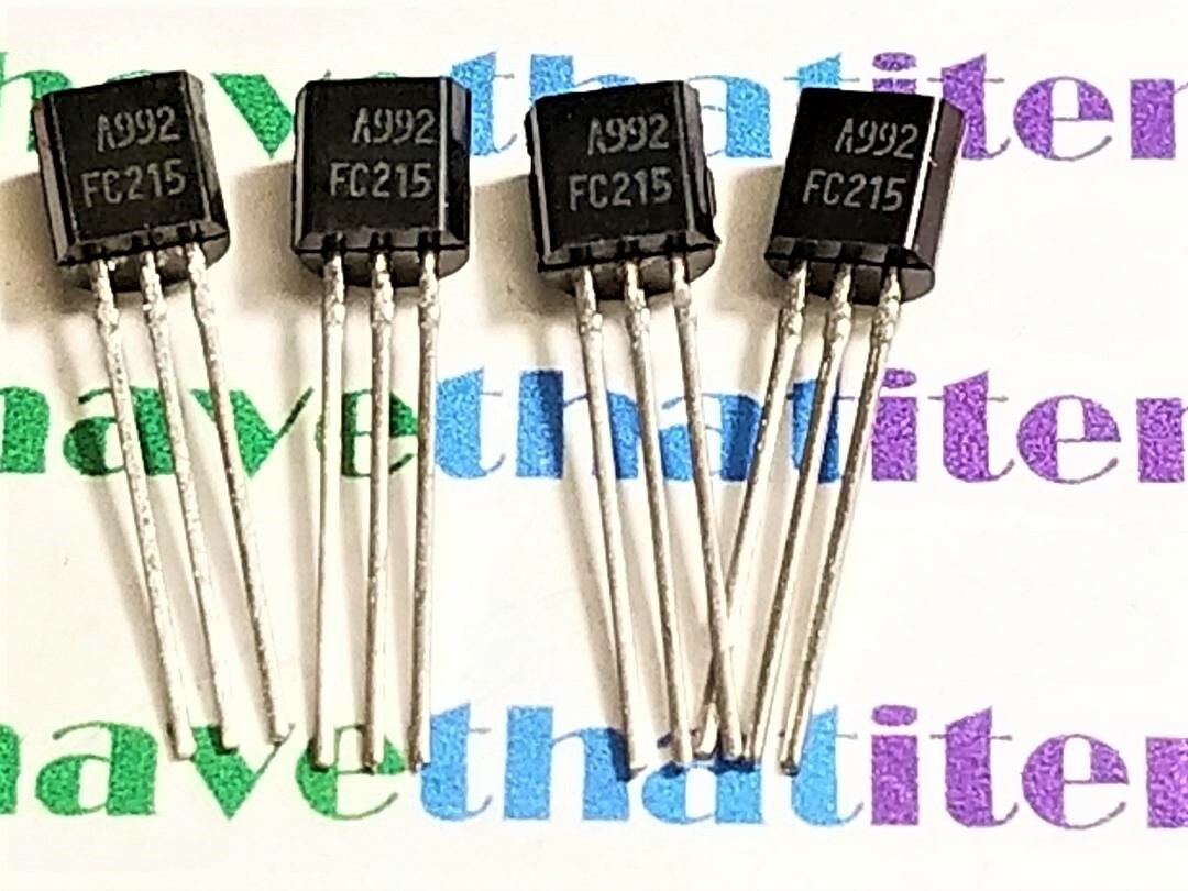 2SA992 / A992 / TRANSISTOR / TO92 / 4 PIECES (qzty) | eBay