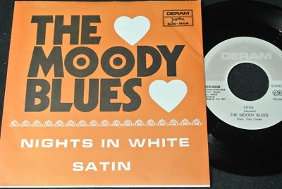 THE MOODY BLUES Nights In White Satin & Cities / Yugoslavia SP JUGOTON SDE-88638