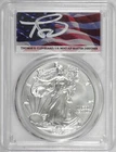2020-W Burnished Silver Eagle $1 PCGS SP70 FDOI Cleveland Signed Label [BN925]