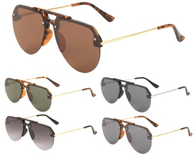 aviator semi rimless