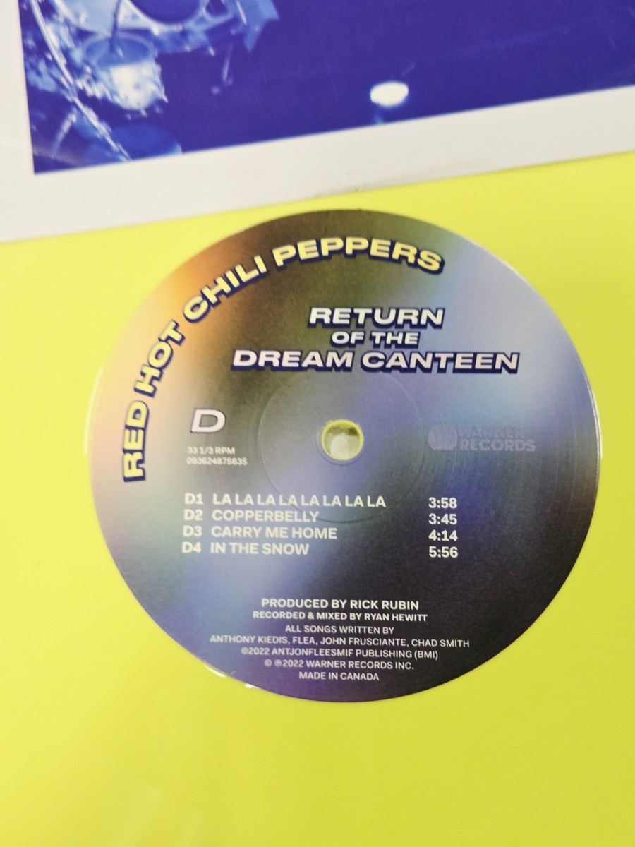 【新品・未使用】Red hot chili peppers Return〜 RED HOT CHILI PEPPERS RETURN OF THE DREAM CANTEEN Incomplete