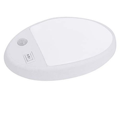 Facon Small Oval RV Motion Sensor Light - 3W 210LM Warm White (3400K) 12V Int...
