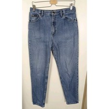 Riders By Lee Size 12 Vintage Denim Jeans Women's High Waisted Straight