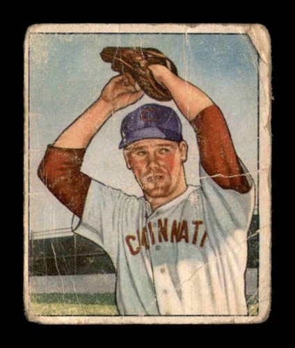 Herman Wehmeier #27 1950 Bowman card
