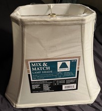 Cream Color Lampshade  new In cellophane 11  h