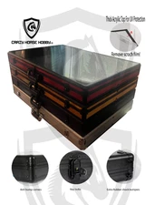 XL Aluminum Acrylic Tabletop Trade Show Portable Display Case Trading Card