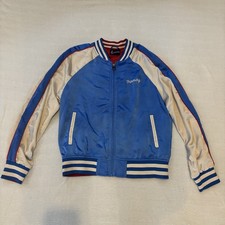 Superdry roller derby embroidered bomber jacket women's size 10