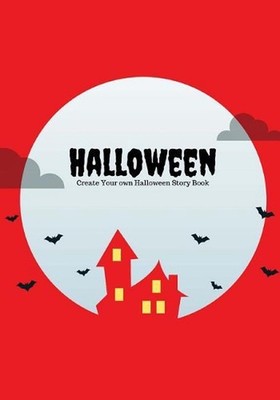Halloween: Create Your Own Halloween Story Book, 100 Pages, Blood Red by Creativ