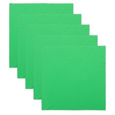 5pcs Large Green Cleaning Cloths For Guitar Piano Violin Saxophone Flute