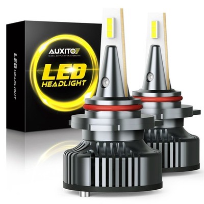 E13 Pair 9012 HIR2 LED Headlight Bulbs CANBUS High Low Beam 6000K 16000LM KIT